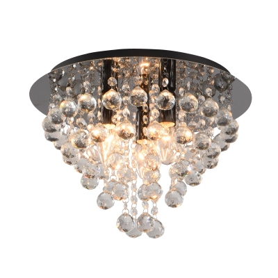 London crystal - plafon 3pł czarny 627703-29 REALITY